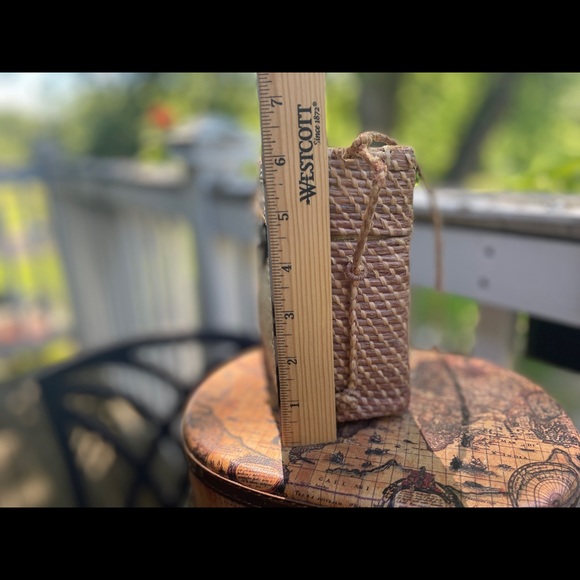 Charming Helen Kaminski Raffia Basket Purse - Picture 13 of 14